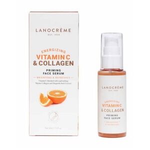 LANOCREME Energizing Vitamin C Collagen Priming Face Serum Brightens 50ml
